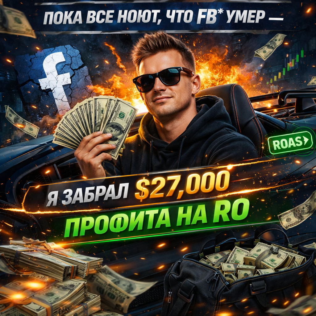 Пока все ноют, что FB* умер — я забрал $27 000 профита на RO