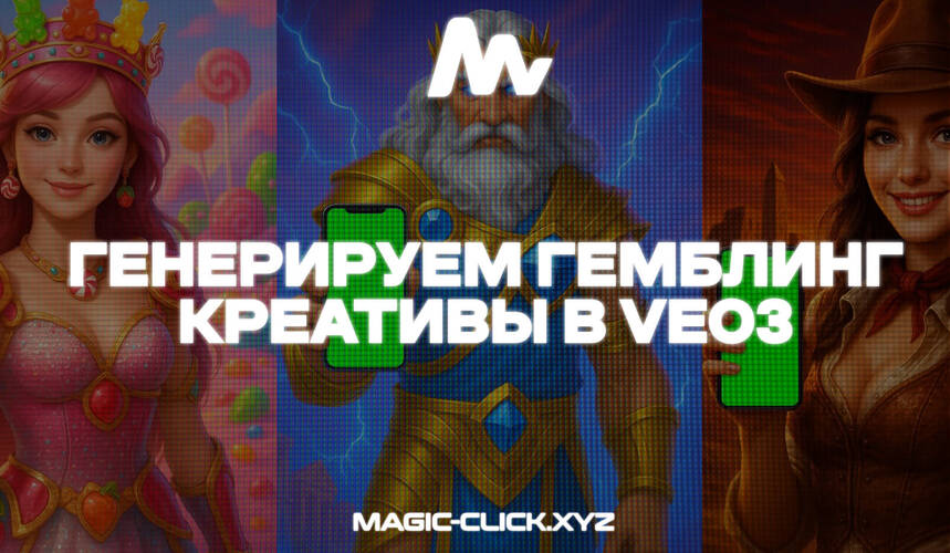 Генерируем AI гемблинг креативы в Google Veo3
