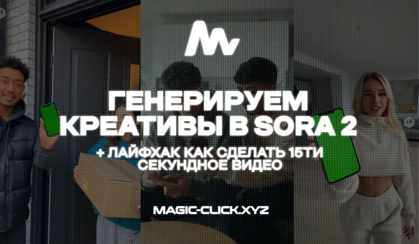Генерируем креативы в Sora 2 (Часть 2)