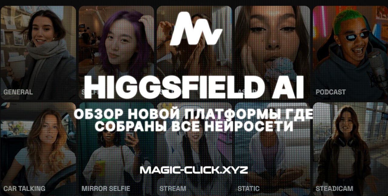 Обзор Higgsfield AI — Платформа для работы с фото и видео